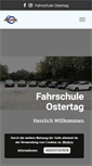 Mobile Screenshot of fahrschule-ostertag.de