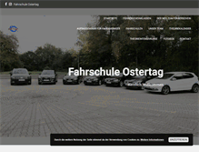 Tablet Screenshot of fahrschule-ostertag.de
